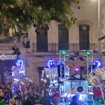 Procession in Almeria's downtown in he night to January 6th (Epiphany or the three Magi) - Avatars